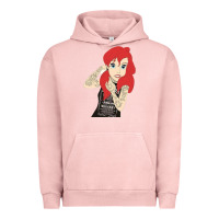 Pigment Salmon ariel tatoo Urban Hoodie - artisFamous