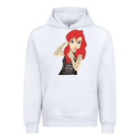 White ariel tatoo Urban Hoodie - artisFamous