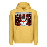 Antique Gold christmas snowman tumbler Premium Hoodie - Jasminsmagicworld