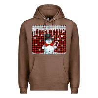 Chestnut christmas snowman tumbler Premium Hoodie - Jasminsmagicworld
