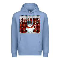 Christmas Snowman Tumbler Premium Hoodie | Teevron