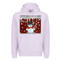 Lilac christmas snowman tumbler Premium Hoodie - Jasminsmagicworld