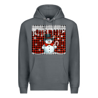 Rock christmas snowman tumbler Premium Hoodie - Jasminsmagicworld