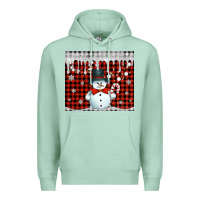 Seafoam christmas snowman tumbler Premium Hoodie - Jasminsmagicworld