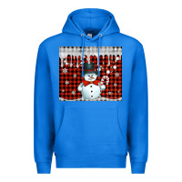 True Royal christmas snowman tumbler Premium Hoodie - Jasminsmagicworld