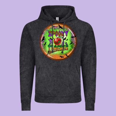 Spooky Teacher Vintage Hoodie Designed By Bundleandbundleshop