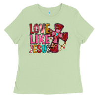 Matcha love like jesus Ladies Tee - OliviaCreatesArt