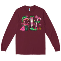 Burgundy elf Long Sleeve Tee - FaDigitalArtStudio