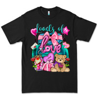 Black Loads of love truck Valentine's Day Premium Tee - HowdyJamesFarm