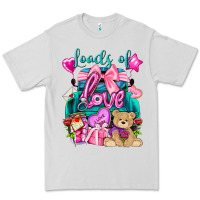 Dove Grey Loads of love truck Valentine's Day Premium Tee - HowdyJamesFarm