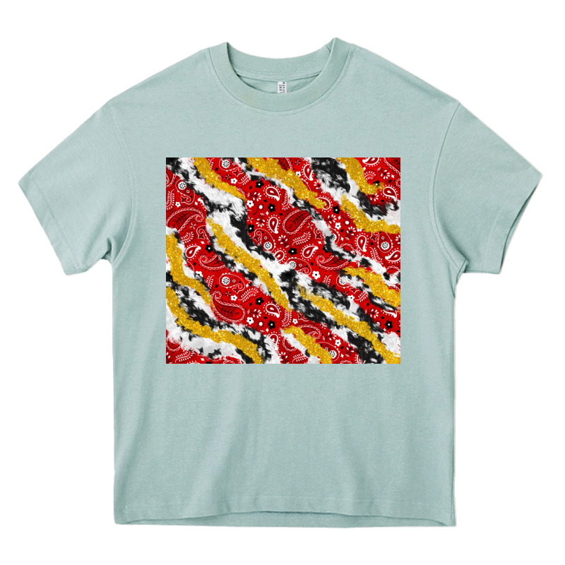Bandana And Cowhide Pattern Heavy Core Tee by TumblerDesignByShophia | Teevron