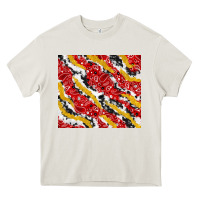 Cream bandana and cowhide pattern Heavy Core Tee - TumblerDesignByShophia