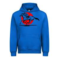 Cobalt horse racing Urban Hoodie - artisFamous
