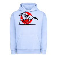 Pigment Grape Ice horse racing Urban Hoodie - artisFamous