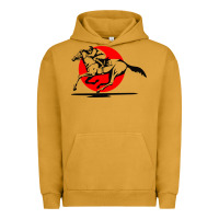 Pigment Peanut Butter horse racing Urban Hoodie - artisFamous