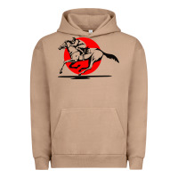 Pigment Burro horse racing Urban Hoodie - artisFamous