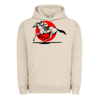 Pigment French Oak horse racing Urban Hoodie - artisFamous