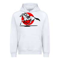 White horse racing Urban Hoodie - artisFamous