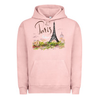 Pigment Salmon paris Urban Hoodie - artisFamous
