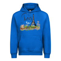 Cobalt paris Urban Hoodie - artisFamous