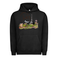Pigment Black paris Urban Hoodie - artisFamous