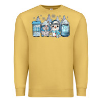 Antique Gold winter coffee Premium Sweatshirt - JahusDesignShop