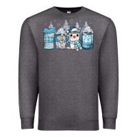 Charcoal Heather winter coffee Premium Sweatshirt - JahusDesignShop