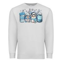 Dove Grey winter coffee Premium Sweatshirt - JahusDesignShop