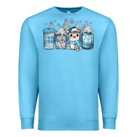 Ocean Blue winter coffee Premium Sweatshirt - JahusDesignShop