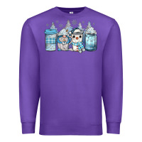 Purple winter coffee Premium Sweatshirt - JahusDesignShop