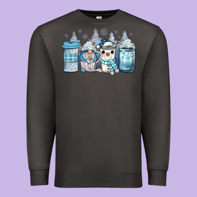 Winter Coffee Premium Sweatshirt Designed By Jahusdesignshop