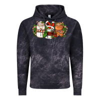 Cloud Black Christmas coffee cups Vintage Hoodie - FaDigitalArtStudio