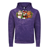 Cloud Purple Christmas coffee cups Vintage Hoodie - FaDigitalArtStudio
