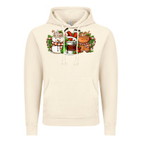 Vintage Artic Christmas coffee cups Vintage Hoodie - FaDigitalArtStudio
