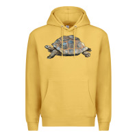 Antique Gold Tortoise Illustrations Premium Hoodie - LillyAllenDesigns