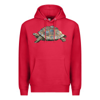 Cardinal Tortoise Illustrations Premium Hoodie - LillyAllenDesigns