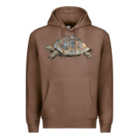 Chestnut Tortoise Illustrations Premium Hoodie - LillyAllenDesigns