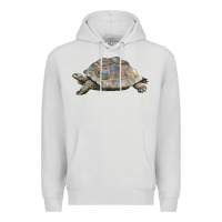 Dove Grey Tortoise Illustrations Premium Hoodie - LillyAllenDesigns