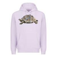 Lilac Tortoise Illustrations Premium Hoodie - LillyAllenDesigns