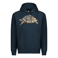 Navy Tortoise Illustrations Premium Hoodie - LillyAllenDesigns