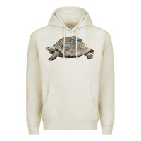 Oatmeal Heather Tortoise Illustrations Premium Hoodie - LillyAllenDesigns