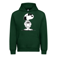 Forest Green cool dog Urban Hoodie - artisFamous