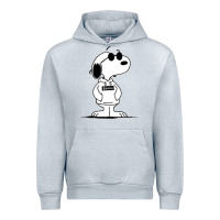 Heather Grey cool dog Urban Hoodie - artisFamous
