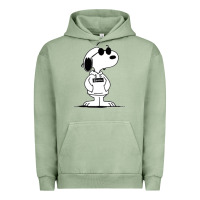 Pigment Oil Green cool dog Urban Hoodie - artisFamous
