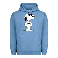 Pigment Pebble Blue cool dog Urban Hoodie - artisFamous
