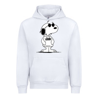 White cool dog Urban Hoodie - artisFamous