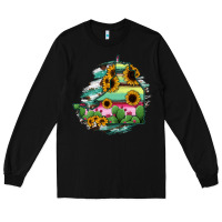 Black Campeche State Of Mexico Map Long Sleeve Tee - RanaPortraitStore