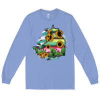Colony Blue Campeche State Of Mexico Map Long Sleeve Tee - RanaPortraitStore