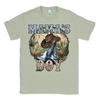 Matcha Mama's Boy western Cowboy boots cactus Classic Tee - HowdyJamesFarm