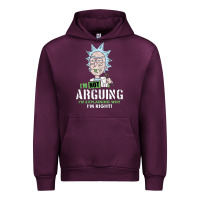 Mauve Wine i am not arguing Urban Hoodie - artisFamous